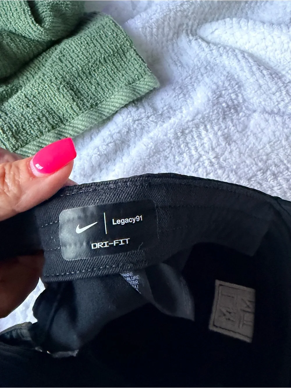 Nike Black LMNT Embroidered Swoosh Baseball Cap